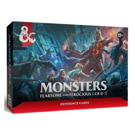 D&D Monster Reference Cards: Fearsome and Ferocious
