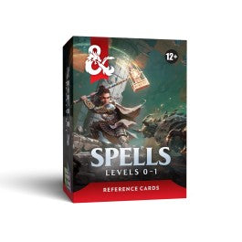D&D Spell Reference Cards: Levels 0-1