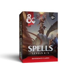 D&D Spell Reference Cards: Levels 4-5