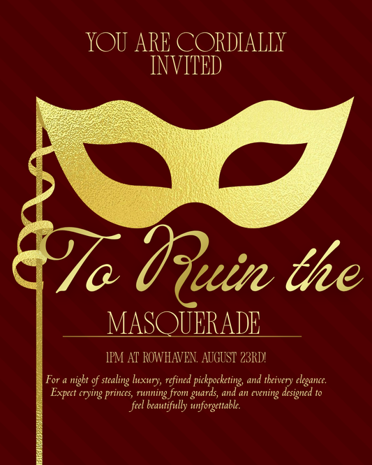 [1pm] Ruin the Masquerade by Nathan Payson