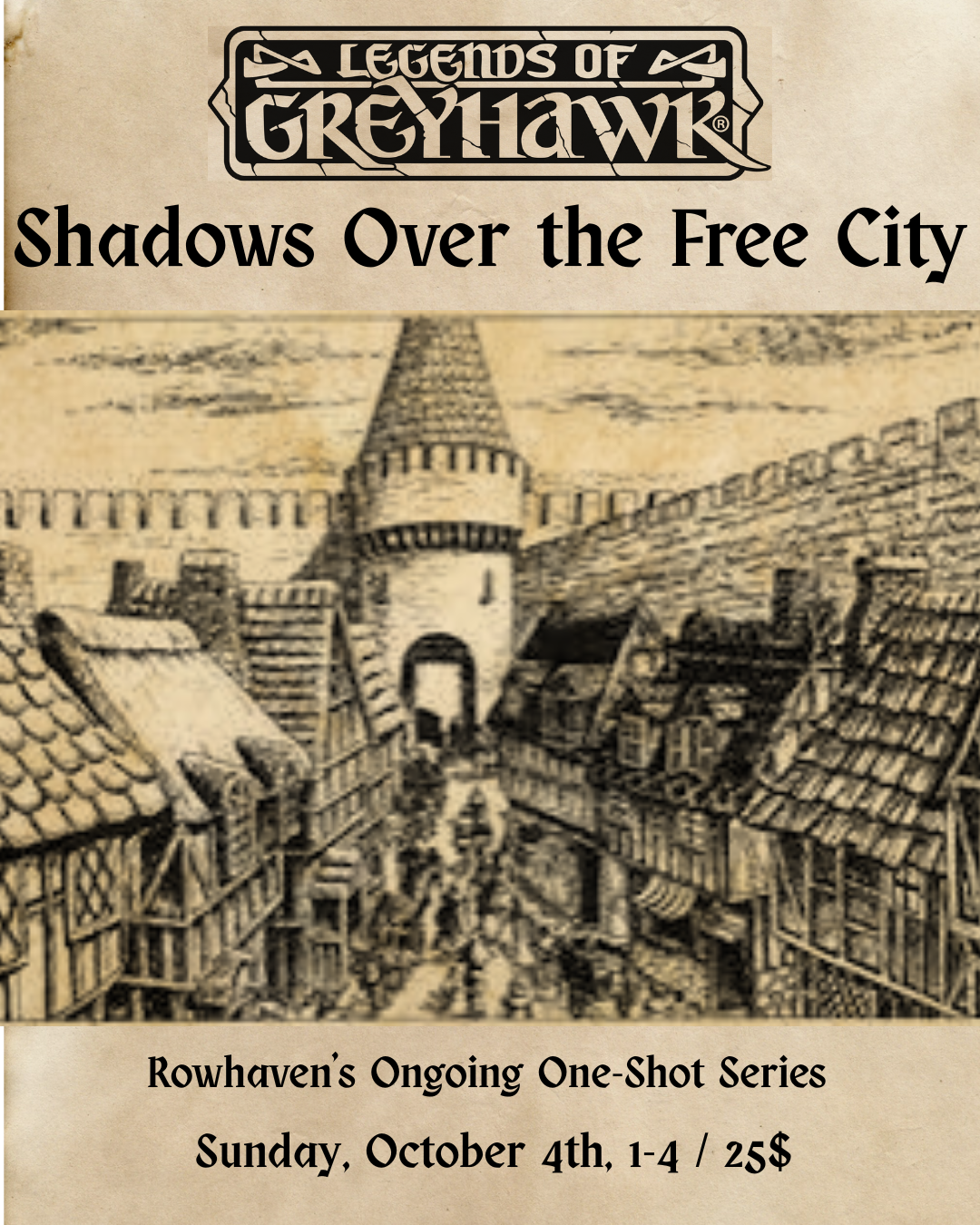 Legends of Greyhawk: Shadows Over the Free City